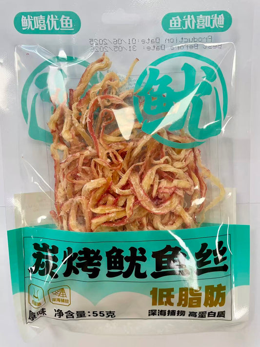 [新品] 魷嘻優魚 炭烤魷魚絲55g YX Shredded Squid Snake