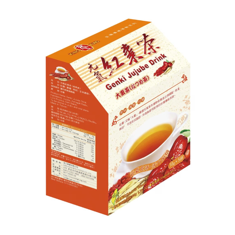 [新品] 京工 元氣紅棗茶 50g (10gx5) KK Genki Jujube Drink