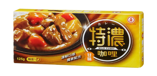 [新品] 工研 特濃咖哩 (甘味) 125g KY Thickened Instant Curry (Mild)
