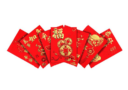 短款利是封-6個裝 (隨機) Short Red Pocket 6pcs