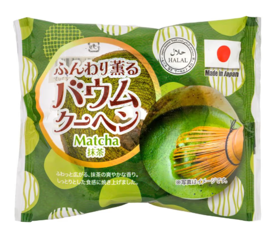 [新品] 日本抹茶年輪蛋糕 55g Japan Baumkuchen Cake (Matcha)