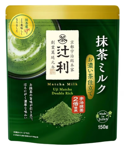 [新品] 日本辻利抹茶牛奶 150g Tsujiri Matcha Milk