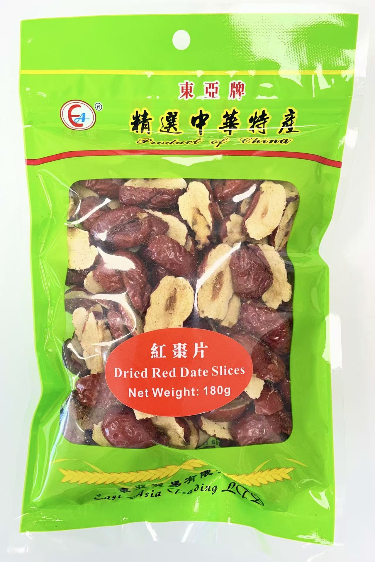 [新品] 東亞 紅棗片 180g EA Dried Red Date Slices
