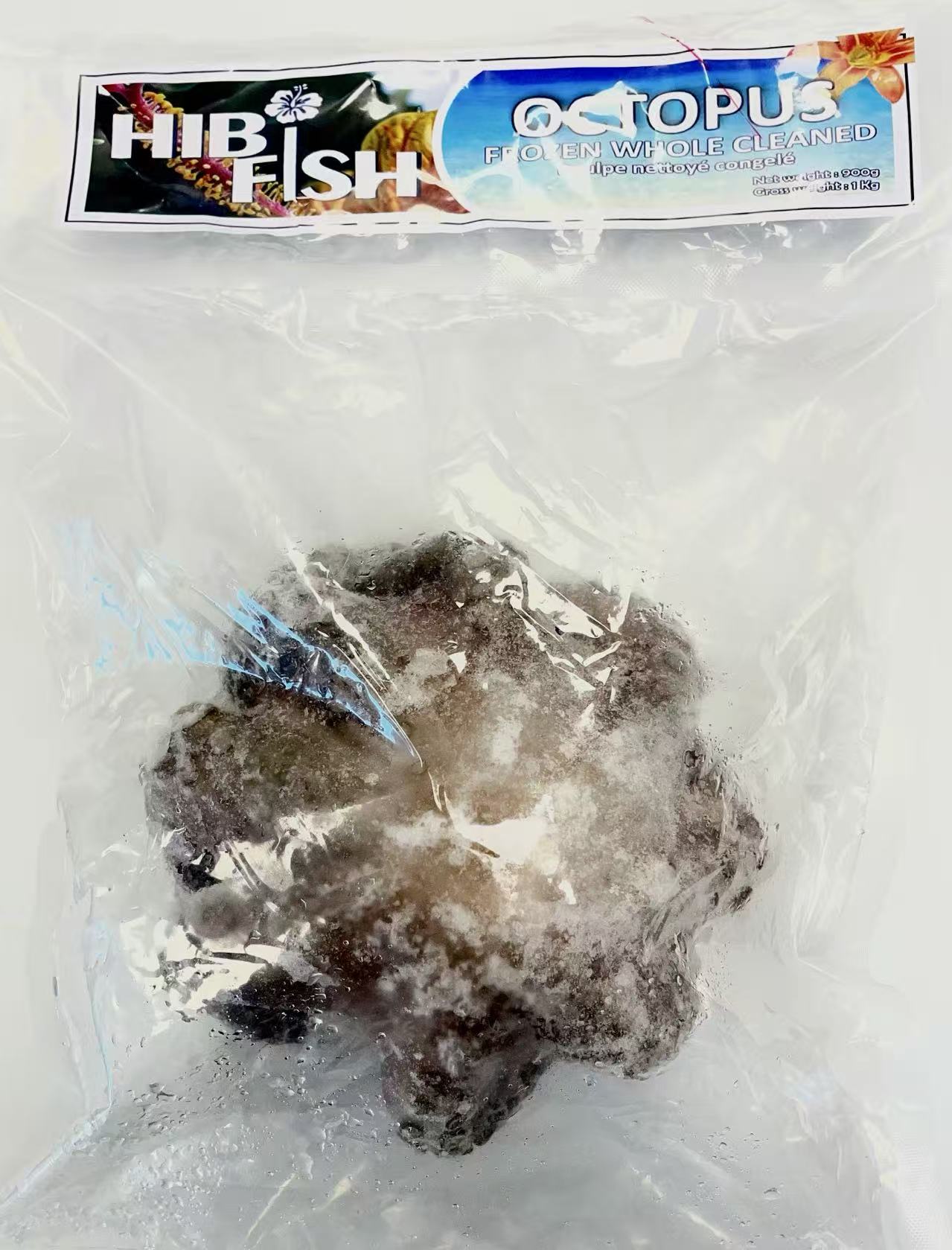 冰鮮八爪魚 1kg (net 900g) Frozen Octopus Whole Cleaned