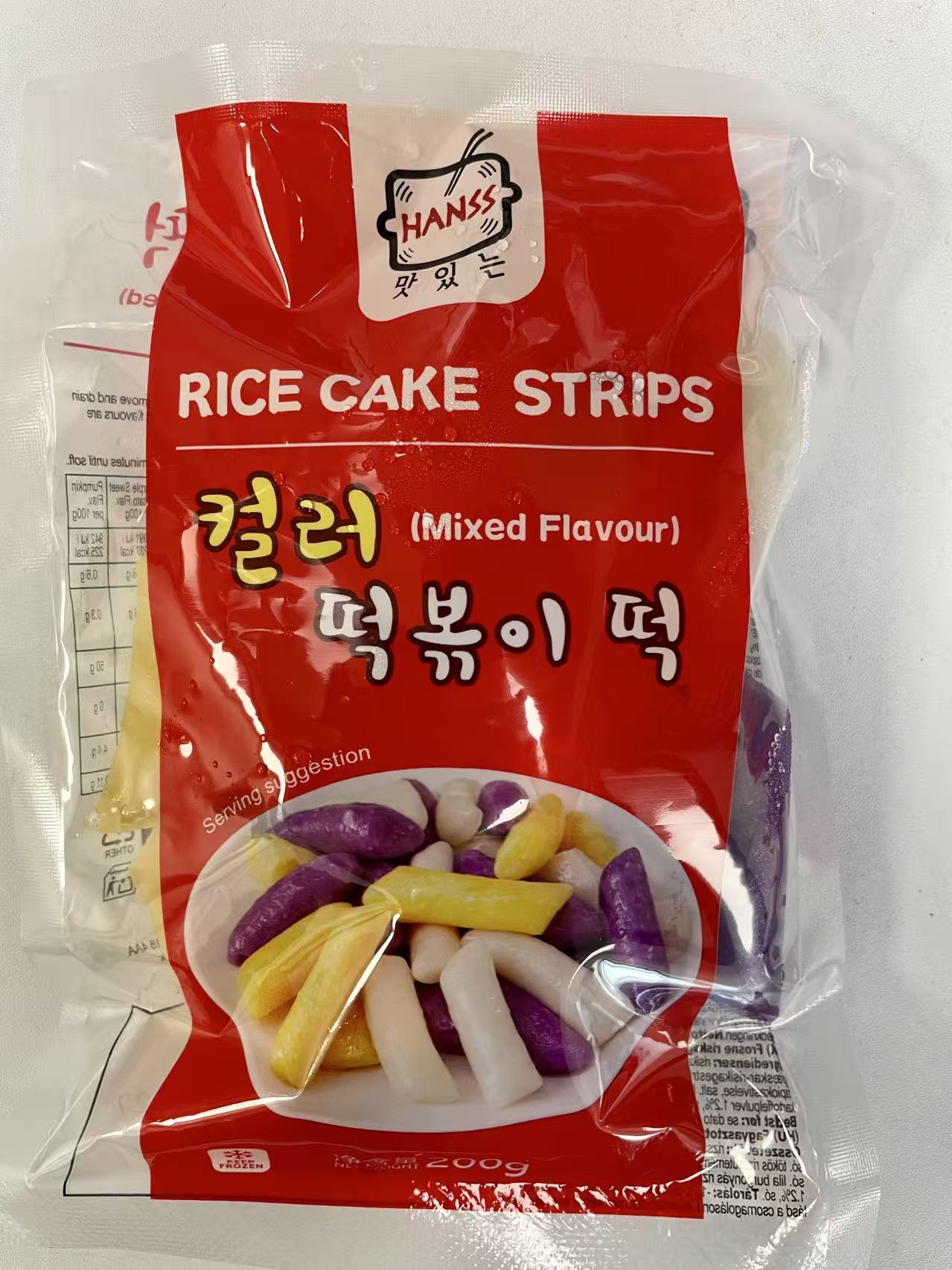 [LIMITED TIME OFFER] HANSS 年糕條(混合口味) 200g HANSS Rice Cake Strips (Mixed Flavour)