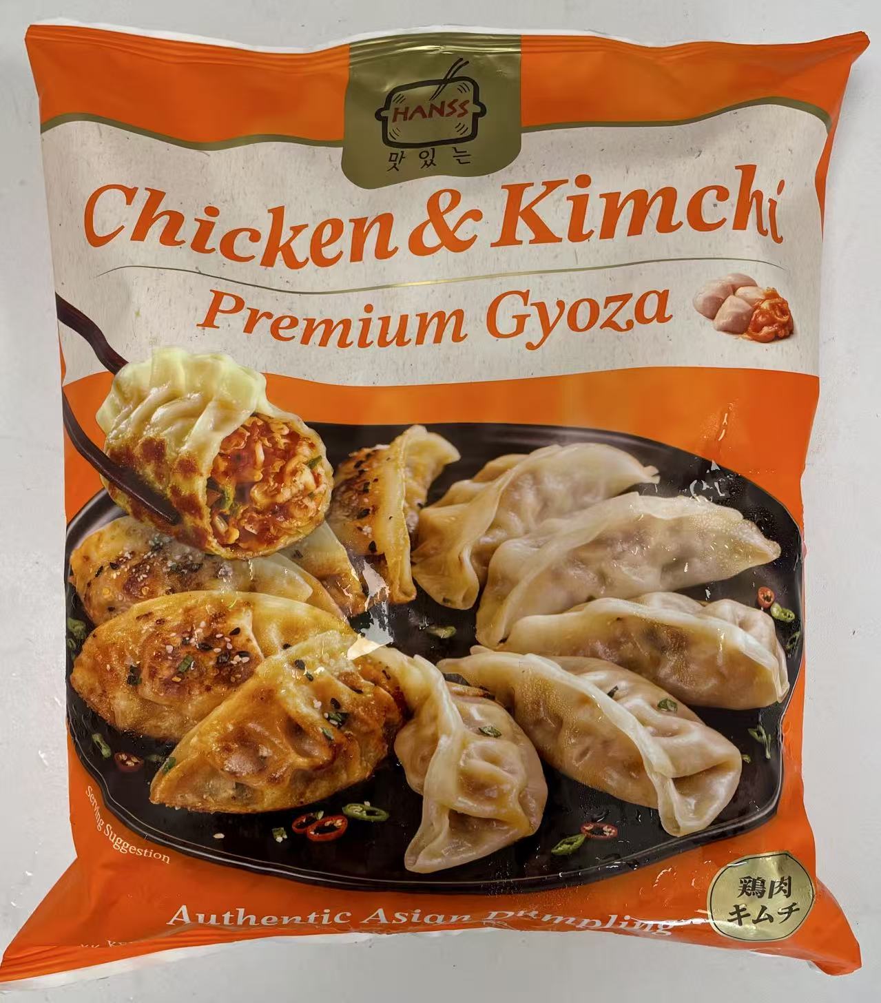 [LIMITED TIME OFFER] HANSS 雞肉泡菜餃子 600g HANSS Chicken & Kimchi Premium Gyoza