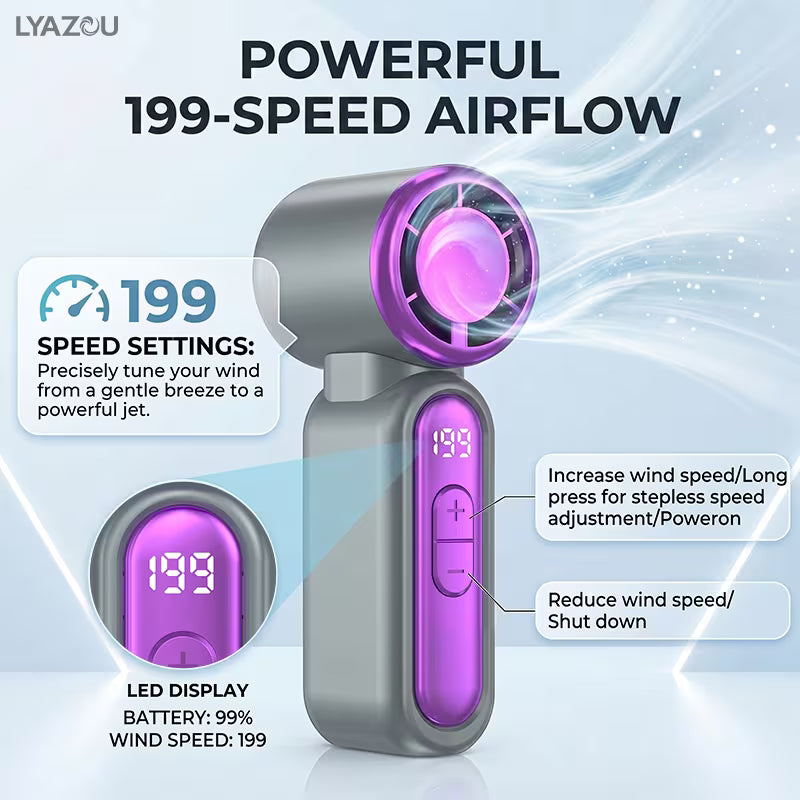 [新品] 迷你充電式手提風扇 (2 colours) Mini Portable Fan (Chargeable)