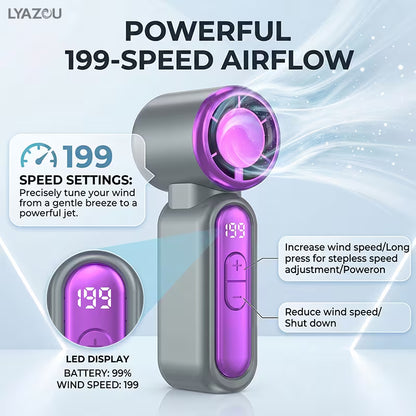 [新品] 迷你充電式手提風扇 (2 colours) Mini Portable Fan (Chargeable)