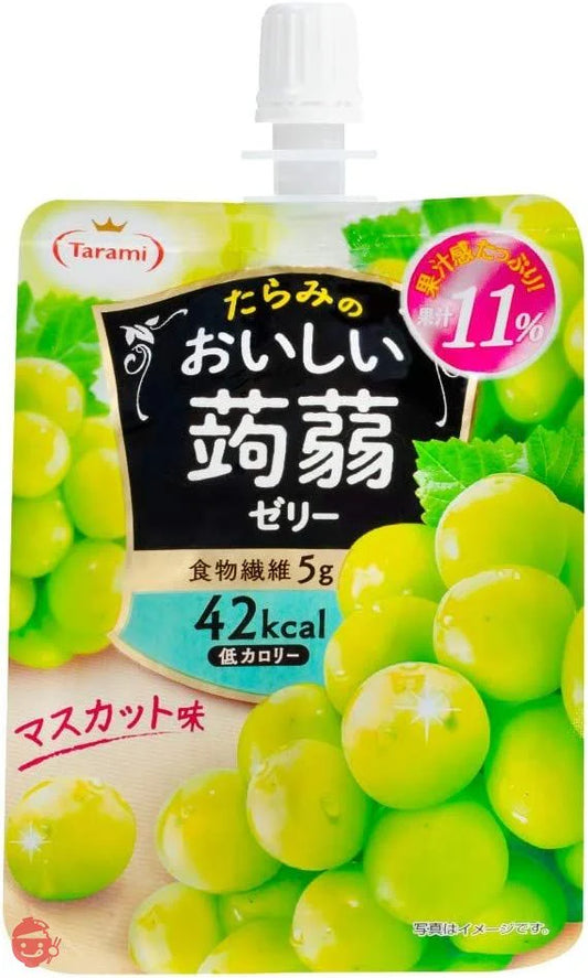 [新品] TARAMI 麝香葡萄味果凍 150g TARAMI Jelly Pouch Muscat Grape Flavour
