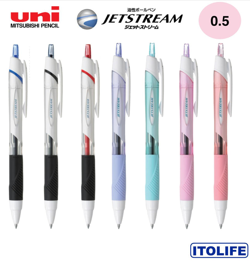 UNI Jetstream Ballpen 0.5mm (Black Color) 1pc 三菱 原子筆0.5mm (黑色)