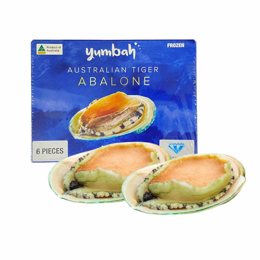Yumbah Australian Greenlip Abalone 500g (6pcs) Yumbah 澳洲鲍鱼 盒装 (6只)