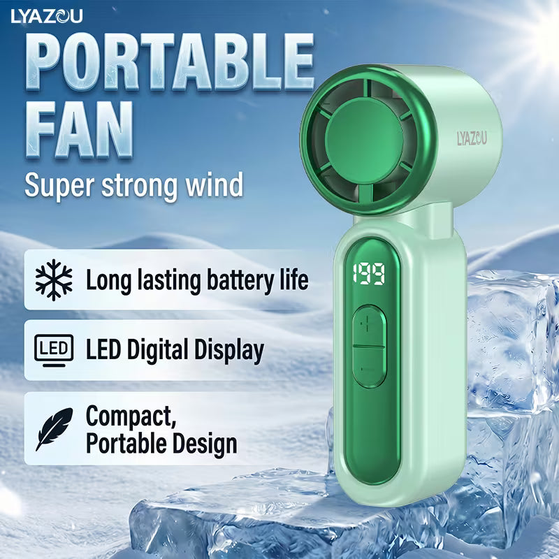 [新品] 迷你充電式手提風扇 (2 colours) Mini Portable Fan (Chargeable)