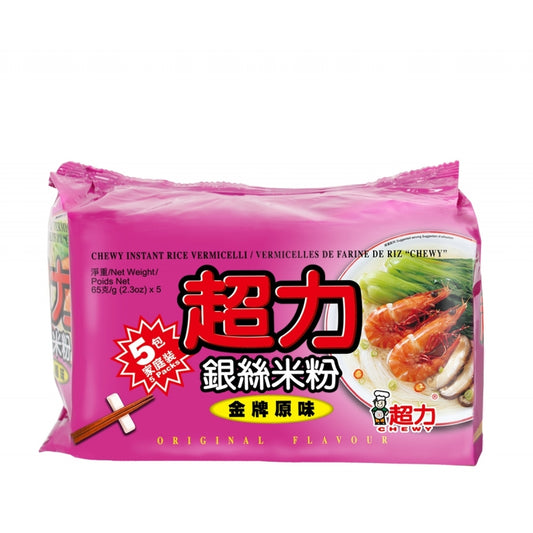 超力銀絲米粉 5連包 CHEWY Rice Vermicelli 5x65g