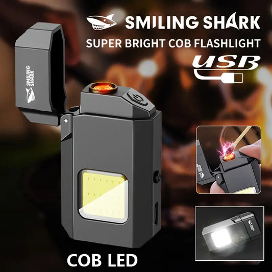 電筒防風打火機(可充電) 2-in-1 Rechargeable Flashlight & Windproof Lighter