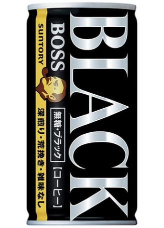 [新品] 三佳利無糖黑咖啡 185g Boss Suntory Black Coffee (Sugar Free)