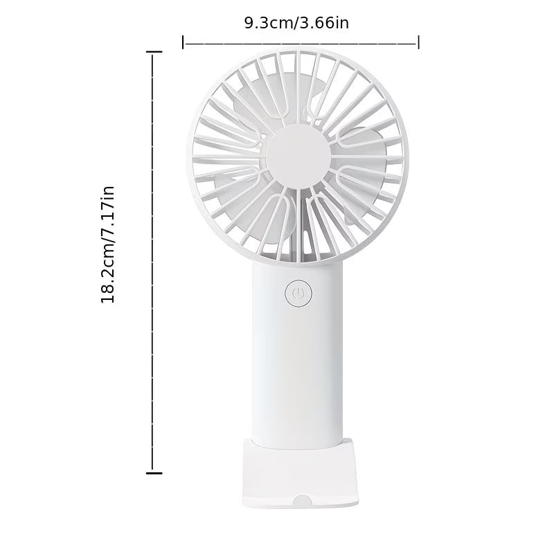 [新品] 充電式手提風扇 附設底座 (3 colours) Portable Fan with Dock (Chargeable)