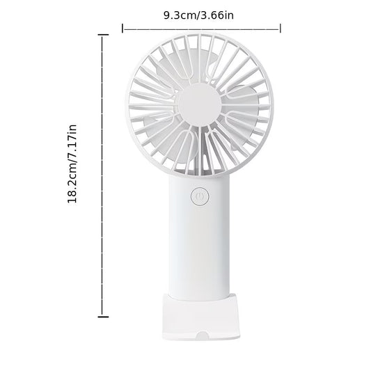 [新品] 充電式手提風扇 附設底座 (3 colours) Portable Fan with Dock (Chargeable)
