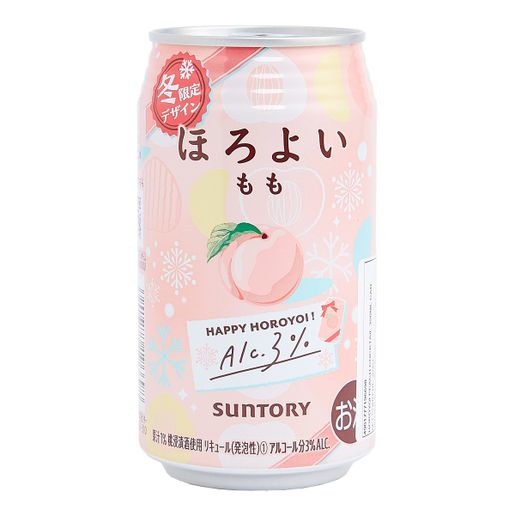 [新品] 三得利 桃子味氣泡酒 Alc. 3%  350ml Suntory Horoyoi - Peach Flavour