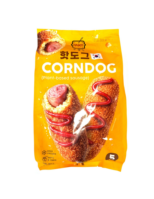 HANSS 韓式玉米熱狗(植物肉香腸) 400g HANSS Frozen Corn Dog (Plant-Based Sausage)