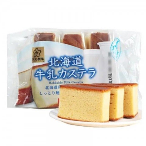 [新品] 日本北海道牛奶卡斯提拉蛋糕 102g Sakura Seika Hokkaido Milk Castella 3pcs