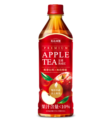 [新品] 茉莉茶園 蘋果紅茶 500ml KC Apple Tea