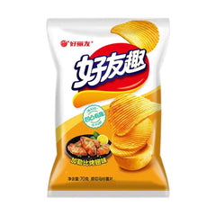 Orion Caribbean Grilled Wing Flavour Potato Chips 70g 好丽友  加勒比烤翅波浪薯片