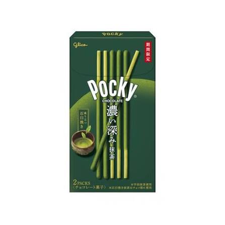 日版百奇 濃深抹茶 52.8g Pocky Deep Matcha Biscuit Sticks