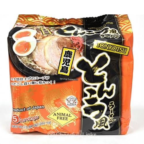 [新品] 日本鹿兒島豚骨拉麵 5x78.5g Higashimaru Tonkotsufu Kagoshima Ramen