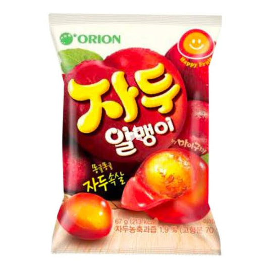 [新品] Orion 李子味果汁軟糖 67g Orion O'Jelly Plum