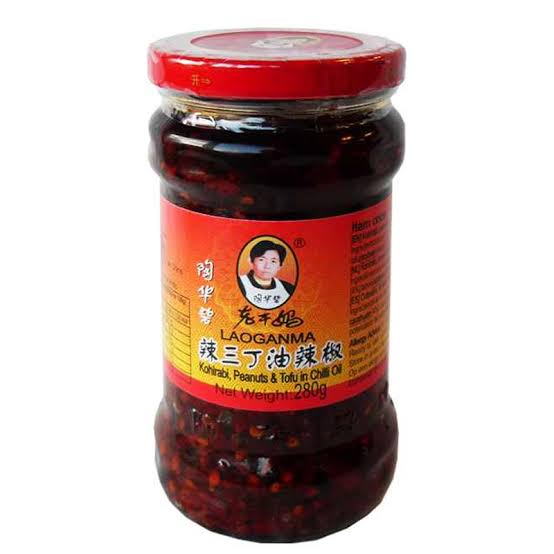 老乾媽 辣三丁油辣椒 280g LGM Kohlrabi Peanut Tofu in Chilli Oil