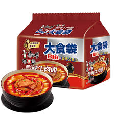 康師傅 大食袋 酸辣牛肉面 5包装 KSF Hot & Sour Artificial Beef Noodle