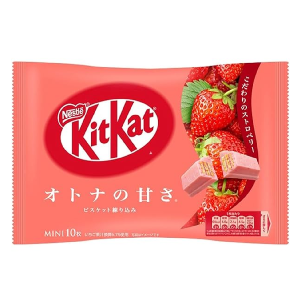 [新品] 奇巧 迷你 草莓威化餅 124g KitKat Mini Strawberry Biscuit