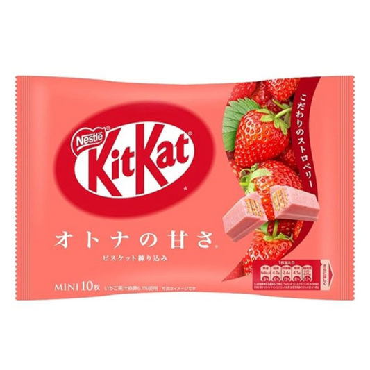 [新品] 奇巧 迷你 草莓威化餅 124g KitKat Mini Strawberry Biscuit