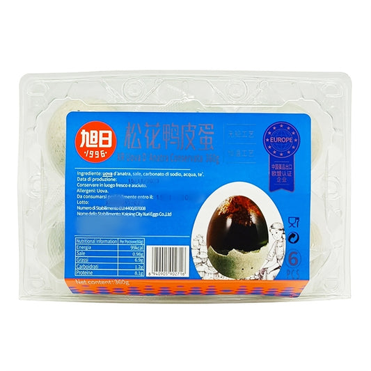 旭日 松花皮蛋 390g XR Preserved Duck Eggs