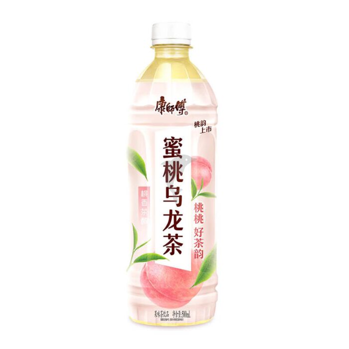 [新品] 康師傅 蜜桃烏龍茶 500ml KSF Oolong Tea Drink- Peach Flavour