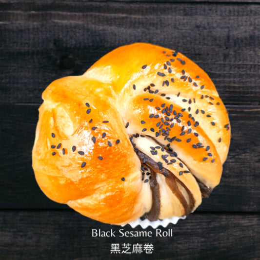 唐人餅家 黑芝麻卷 1個裝 Chinatown Bakery Black Sesame Roll 1pc