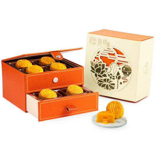 [促銷] 皇玥 流心奶黃月餅 360g IP Lava Custard Mooncakes (8pcs)