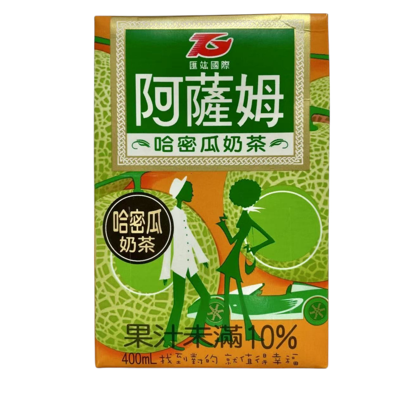 [新品] 台灣阿薩姆哈密瓜奶茶 400ml TG Assam Melon Milk Tea