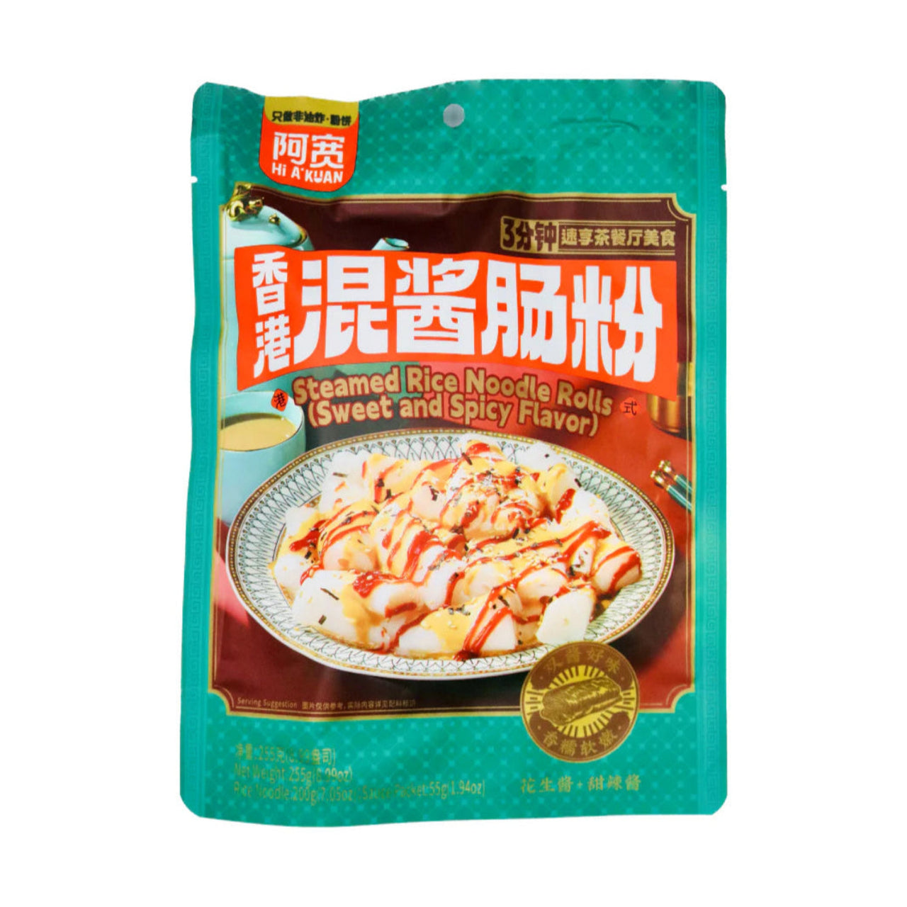 阿寬 混醬腸粉 255g AK Noodle Roll - Sweet & Spicy
