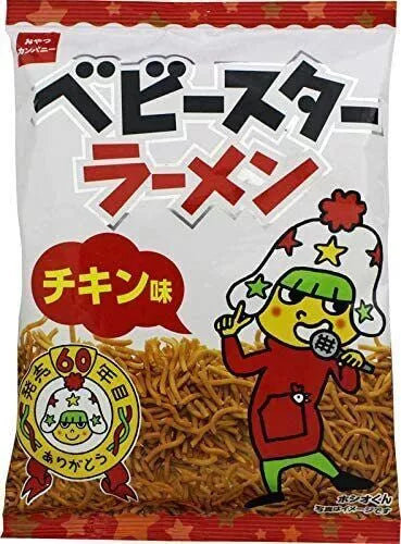 Baby Star Dried Noodles 68g 日版童星干面(雞湯味)