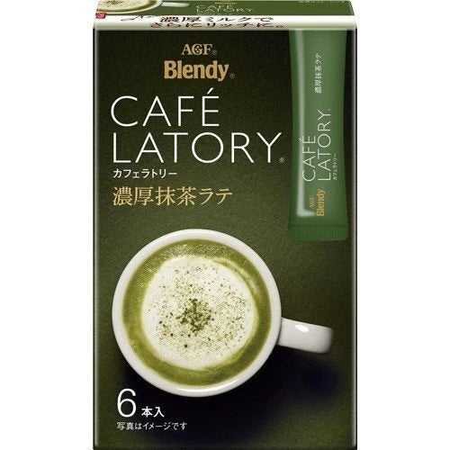 [新品] 日本濃鬰抹茶拿鐵 6條裝 69g AGF Rich Matcha Latte 6 Sticks