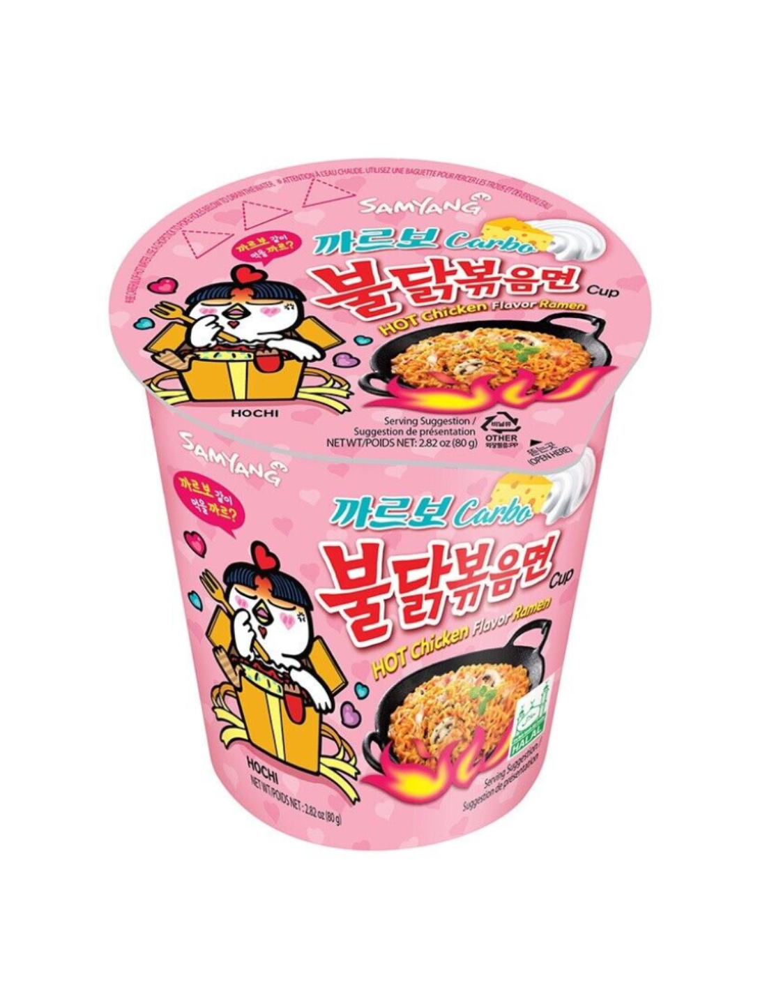 [新品] 三養 辣雞白汁芝士杯麵 80g SamYang Hot Chicken Ramen Carbonara (Bowl)