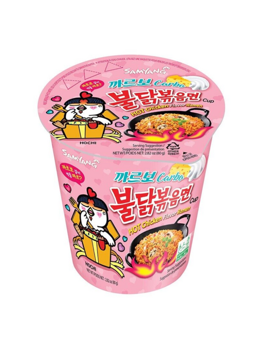[新品] 三養 辣雞白汁芝士杯麵 80g SamYang Hot Chicken Ramen Carbonara (Bowl)