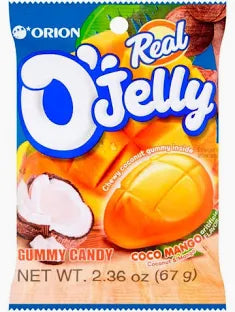 [新品] Orion 芒果椰子味果汁軟糖 67g Orion O'Jelly Coco Mango