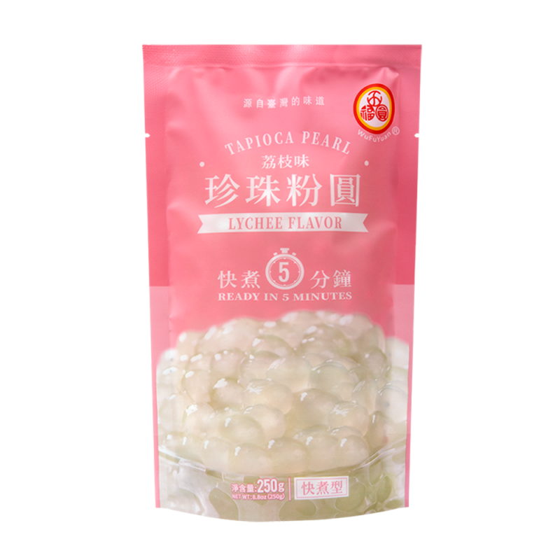 [促銷] WFY Tapioca Pearl - Lychee 250g 五福圓 珍珠粉圓 荔枝味