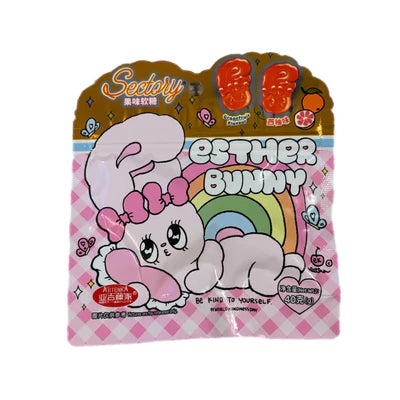 [新品] 艾絲樂小兔 - 果味軟糖 (西柚味) 40g Esther Bunny-Gummy Candy (Grapefruit Flavour)