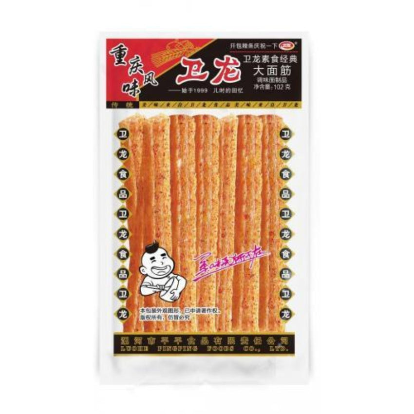 WL Big Latiao Gluten Strips - Hot & Spicy 102g 卫龙 大面筋 - 香辣味