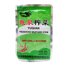 FW Spicy Preserved Mustard Stem 80g 鱼泉 鲜辣榨菜