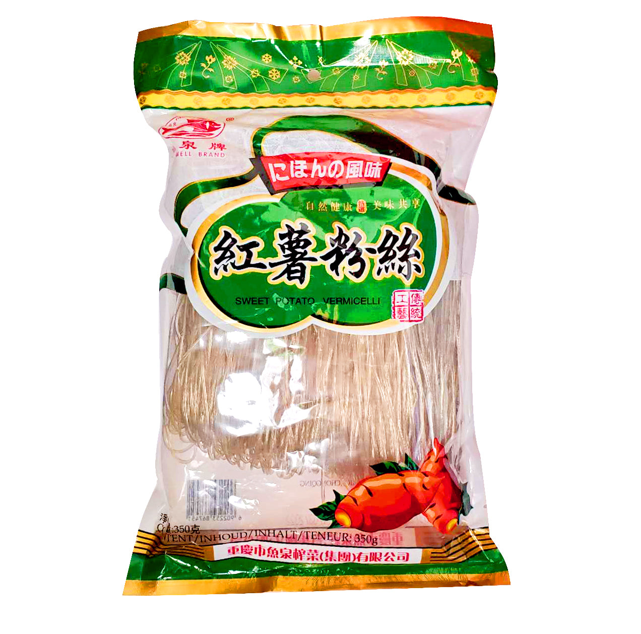 魚泉 紅薯粉絲 350g FW Sweet Potato Vermicelli