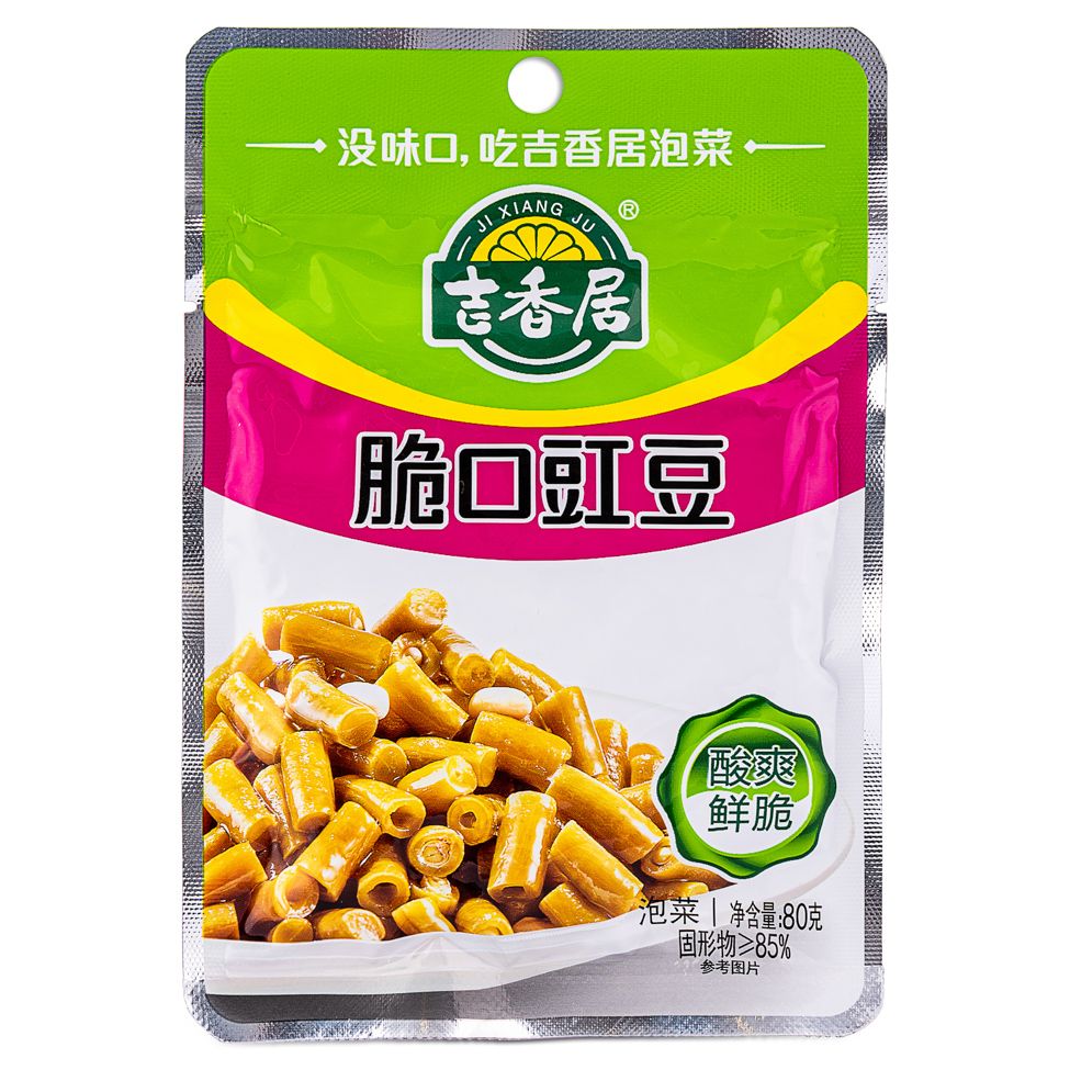 JXJ Crisp Cowpea 80g 吉香居 脆口豇豆